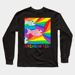 rainbow fish Long Sleeve T-Shirt